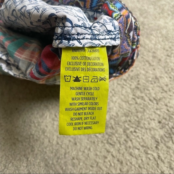 Robert Graham Multicolor Plaid Cotton Textured Light Weight Shorts EUC Size 38 - Picture 5 of 6